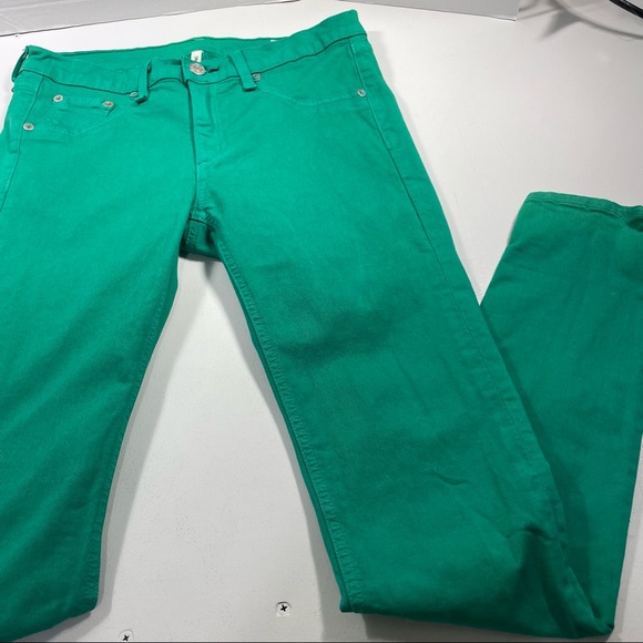 Rag & Bone for Intermix Green Denim Pants 28 - Picture 4 of 13